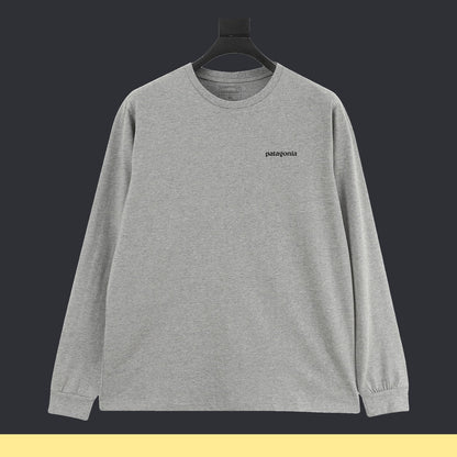 Playera Manga Larga Patagonia P 6 Logo Gris, foto 1 de 9