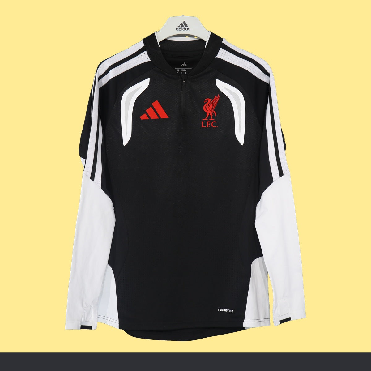 Top de Entrenamiento Medio Cierre Liverpool adidas 2026 Negro, foto 1 de 6