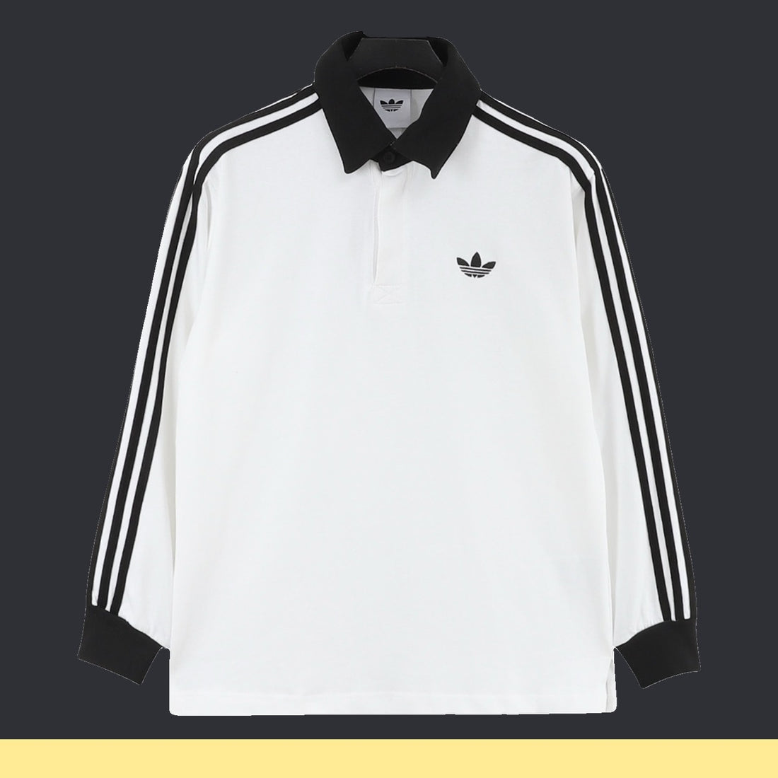 Playera adidas Polo Stripes Blanca blanco, foto 1 de 8