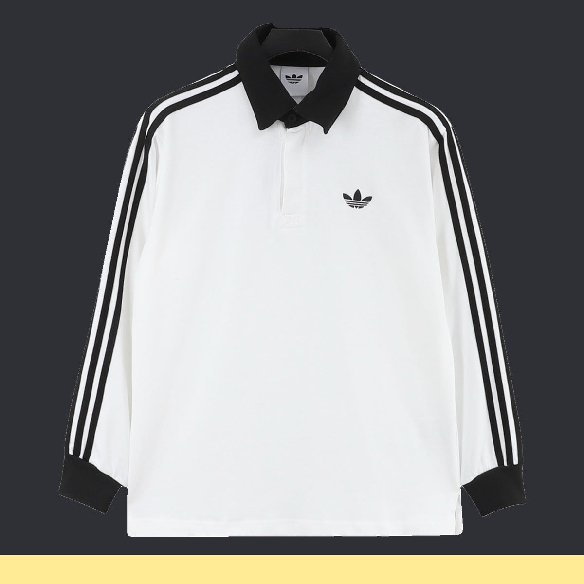 Playera adidas Polo Stripes Blanca blanco, foto 1 de 8