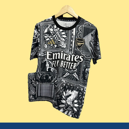 Playera de Entrenamiento Arsenal adidas Ian Wright 2023 Negra negro, foto 1 de 5