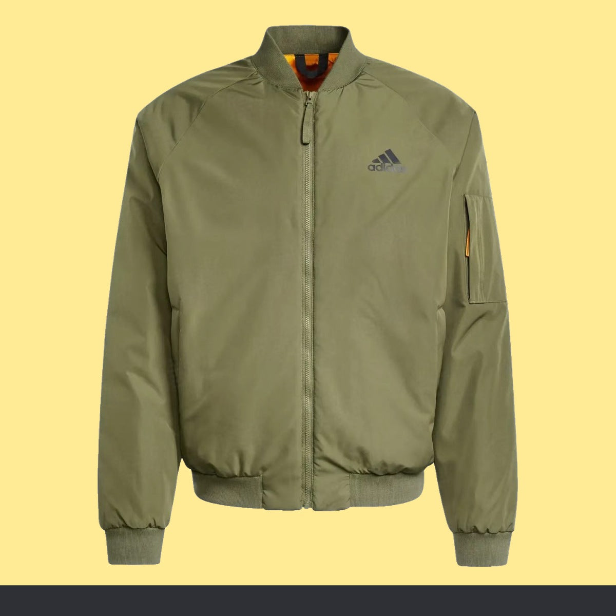 Chamarra adidas Bomber Acolchada verde, foto 1 de 2