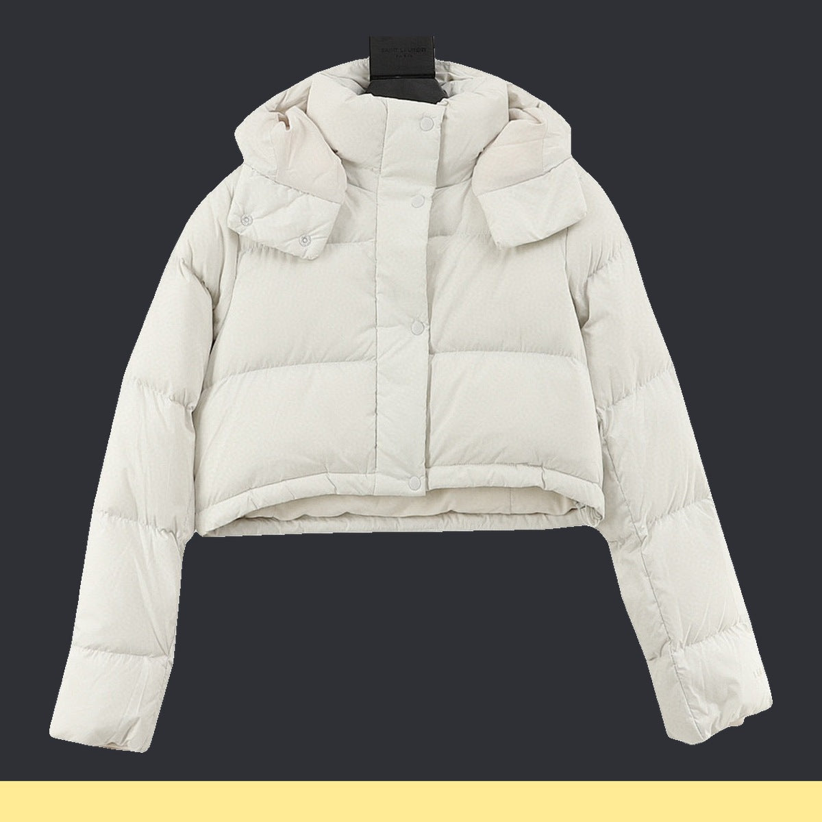 Chamarra de Plumas lululemon Wunder Puff Super Cropped Blanca blanco, foto 1 de 9