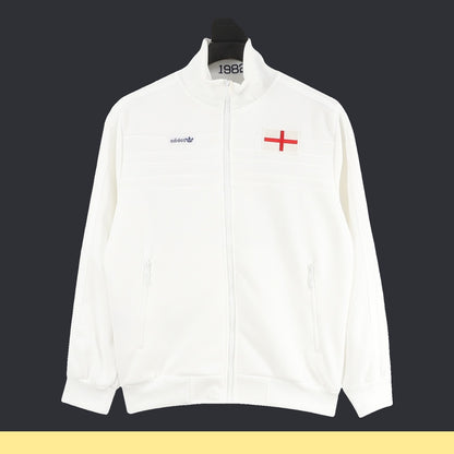 Chamarra adidas Inglaterra 1982 Blanca blanco, foto 1 de 9