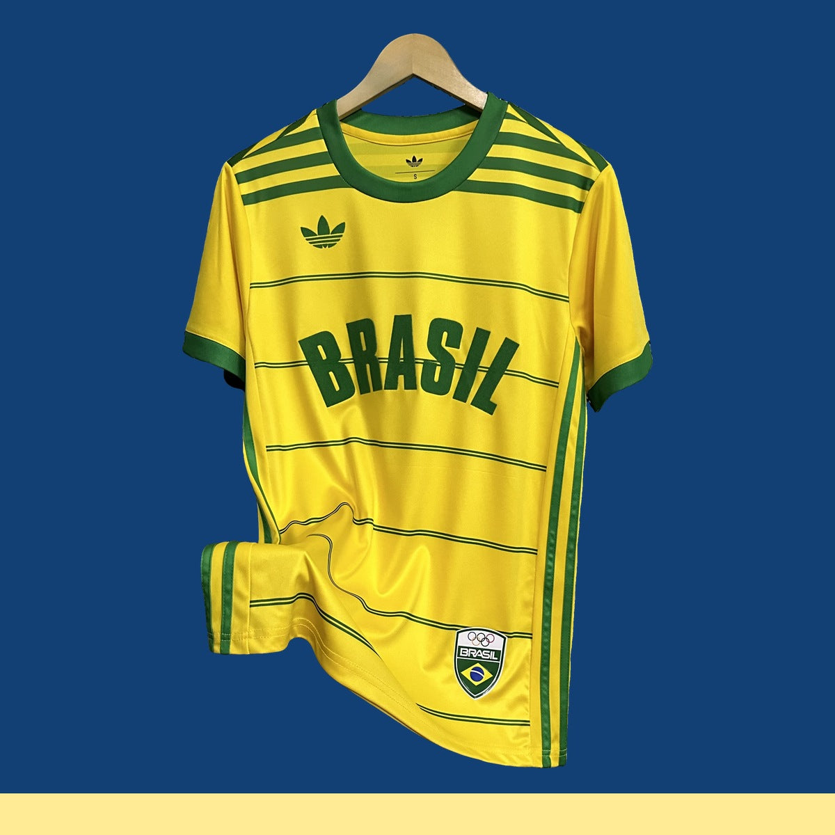 Playera Time Brasil adidas Retro Amarilla amarillo, foto 1 de 8