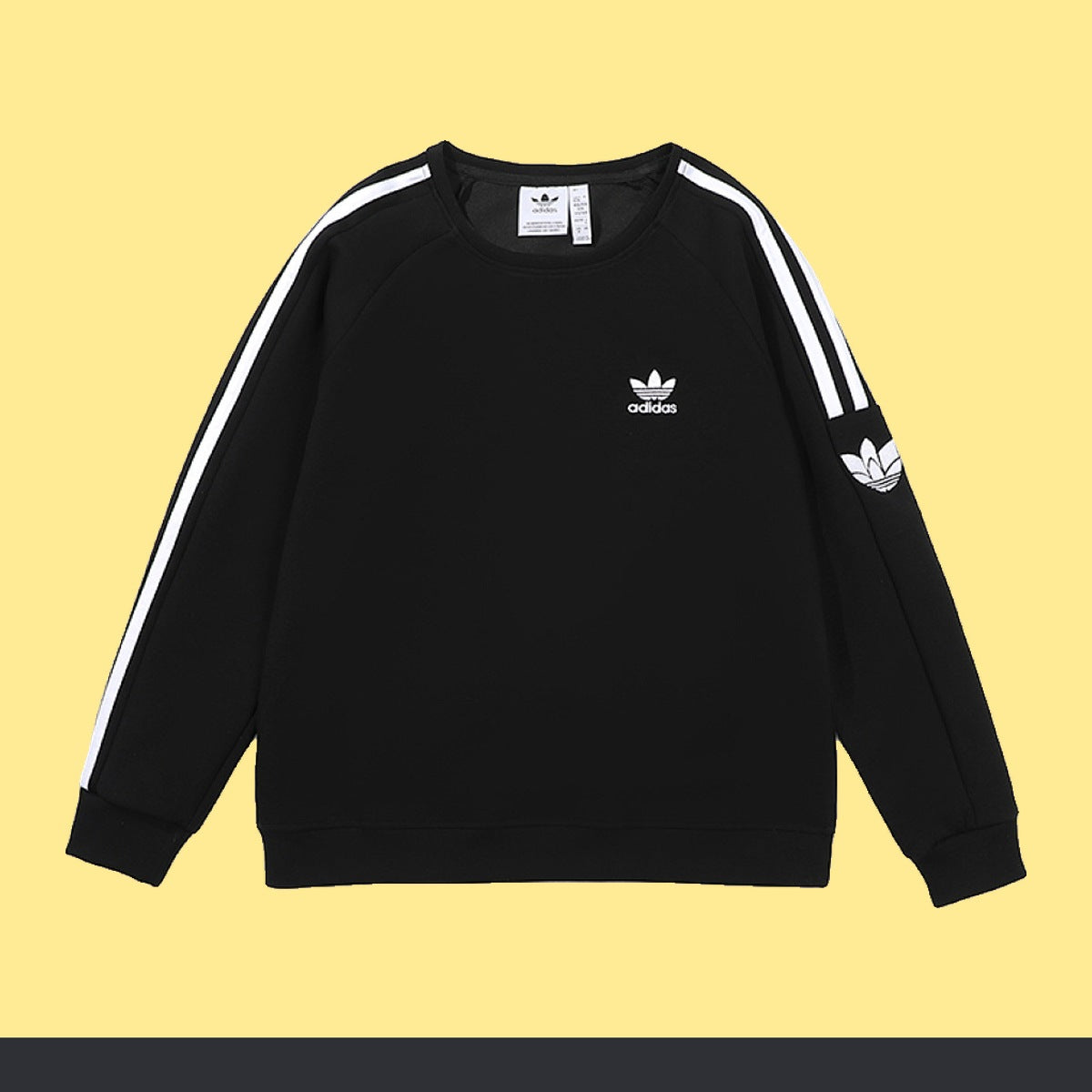 Sudadera adidas Trébol 3D en Manga, foto 1 de 13