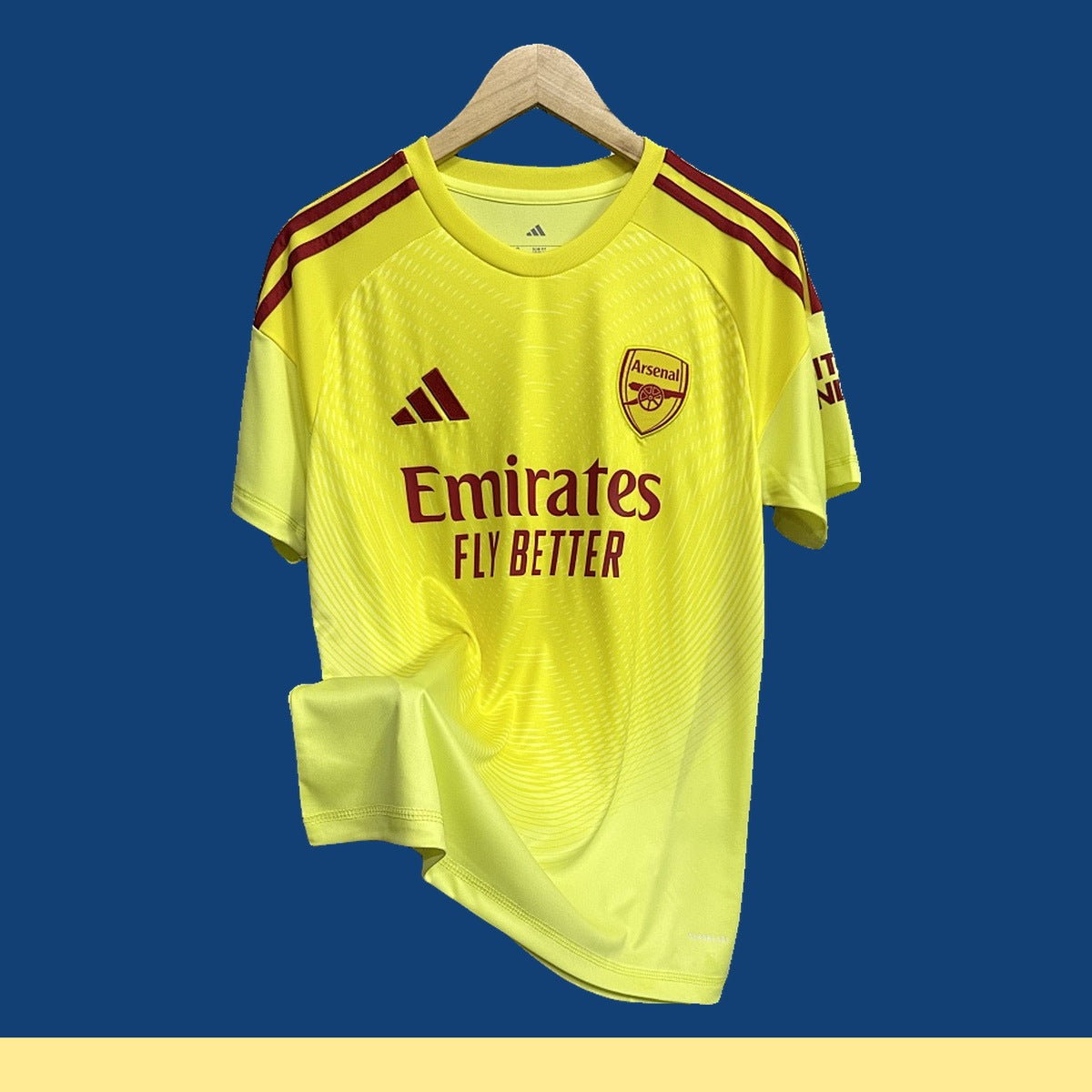Jersey Arsenal 2025-26 Portero amarillo, foto 1 de 1