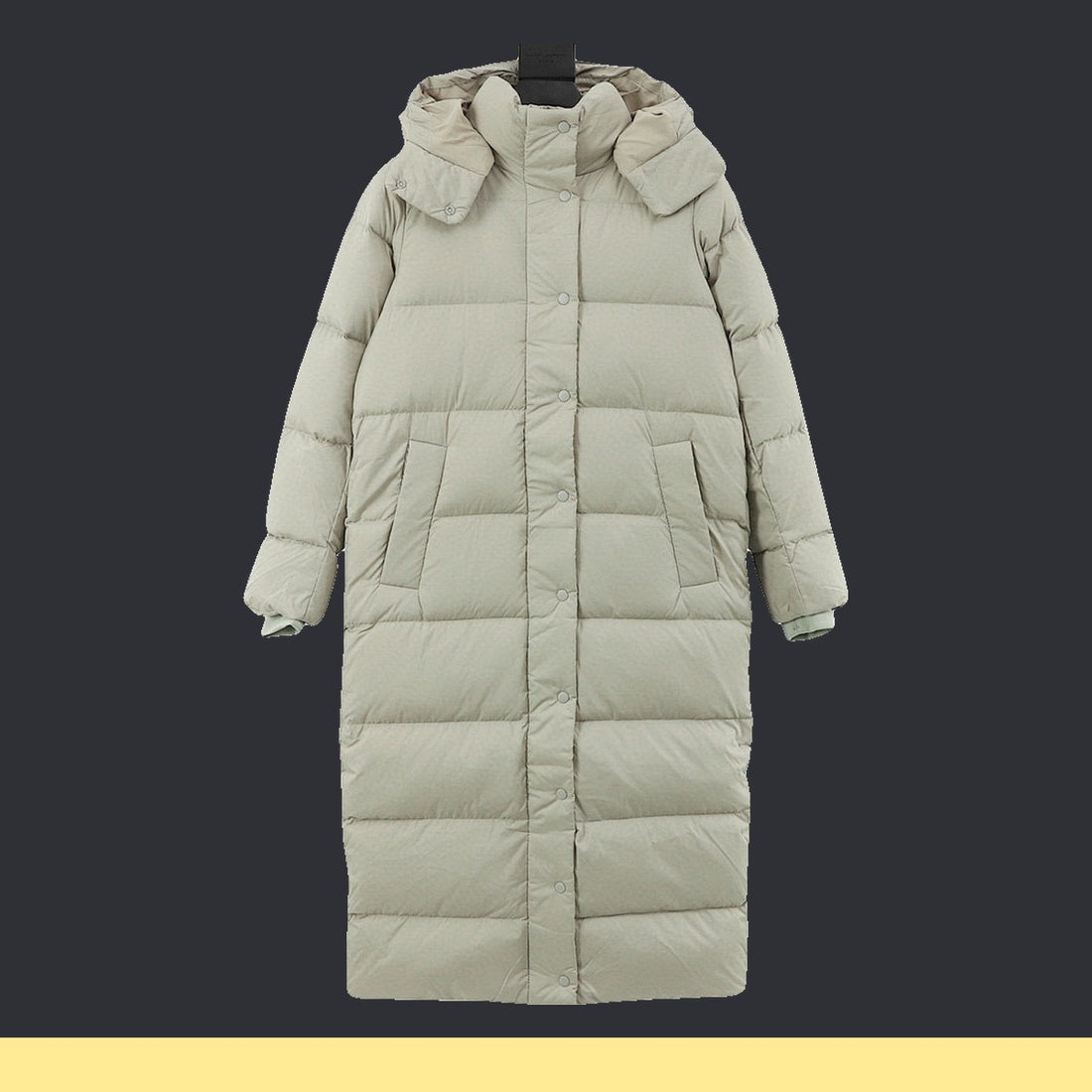Chamarra de Plumas lululemon Wunder Puff Larga Verde Salvia beige, foto 1 de 9