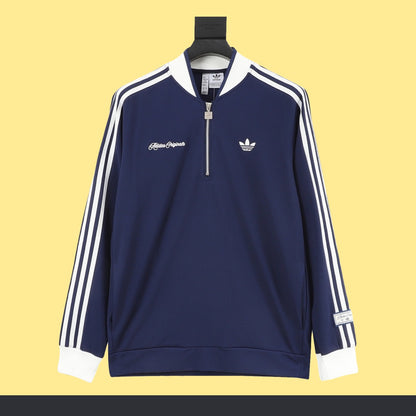 Sudadera adidas Medio Cierre Azul Marino, foto 1 de 9