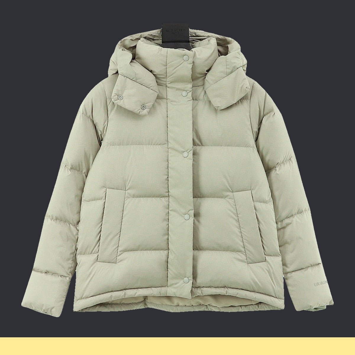Chamarra de Plumas lululemon Wunder Puff 5 Paneles Verde Salvia beige, foto 1 de 8