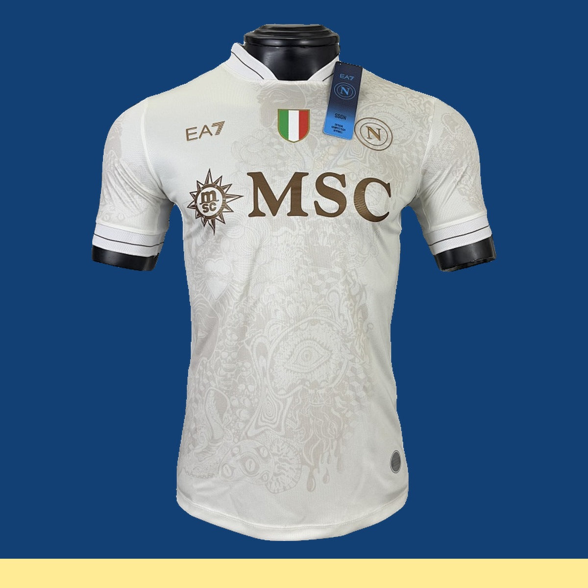 Jersey Napoli 2025-26 Visitante blanco, foto 1 de 9
