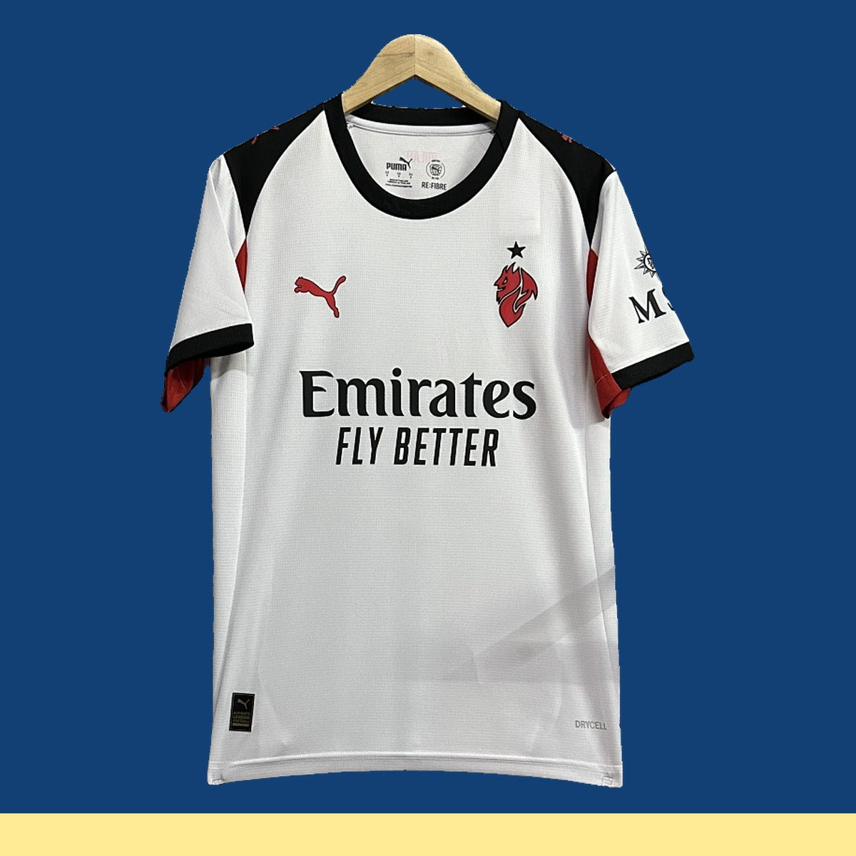 Jersey AC Milan 2025-26 Visitante blanco, foto 1 de 7