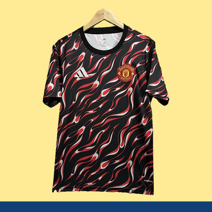 Playera de Entrenamiento Manchester United adidas 2025 Negra negro, foto 1 de 5