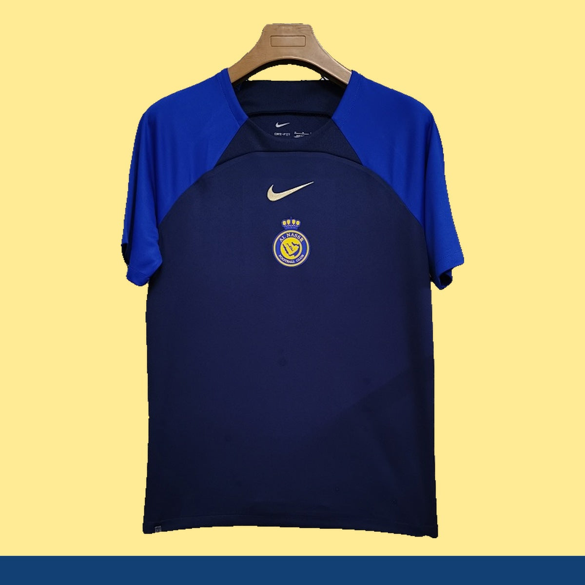 Playera de Entrenamiento Al Nassr Nike 2023 24 Azul Marino, foto 1 de 7
