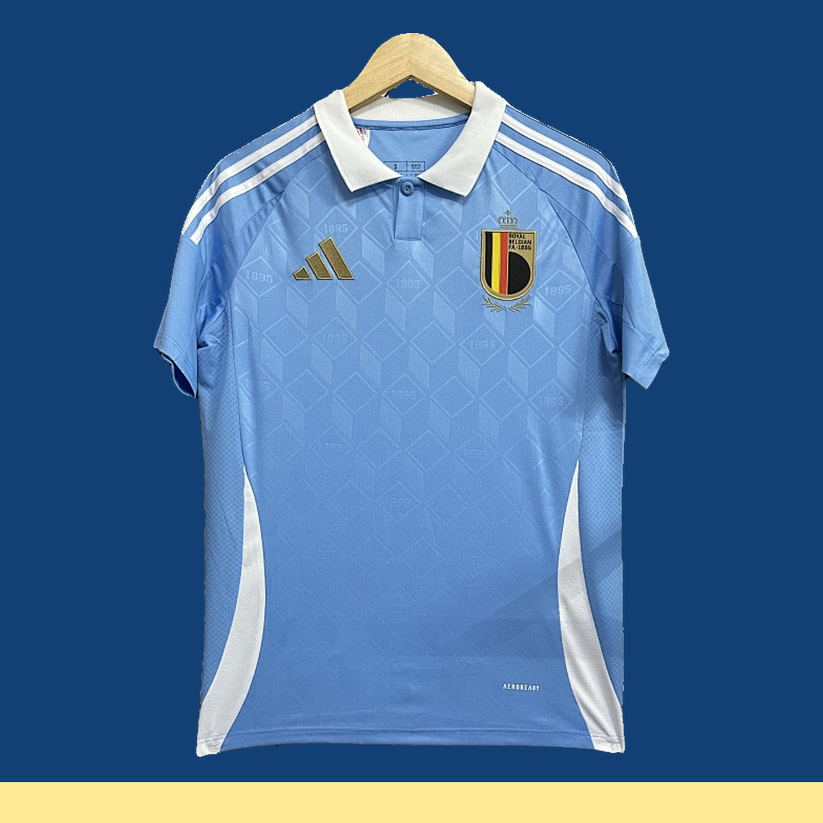 Jersey Bélgica 2024 Visitante azul, foto 1 de 5