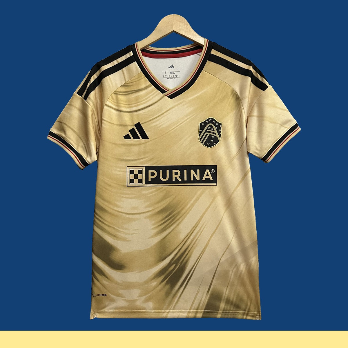 Jersey St. Louis City SC 2026-27 Visitante Tina Turner amarillo, foto 1 de 7