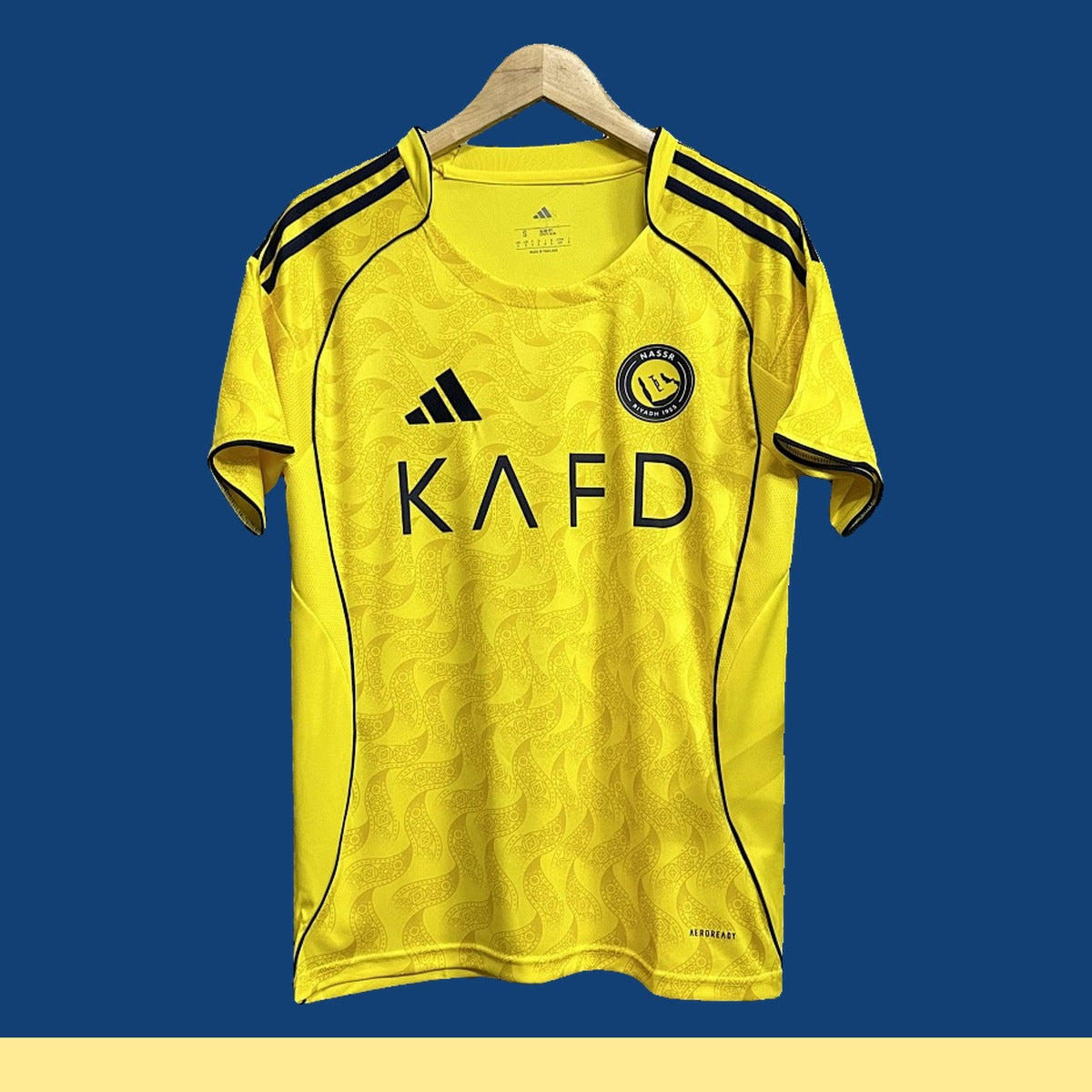 Jersey Al Nassr 2025-26 Local amarillo, foto 1 de 8
