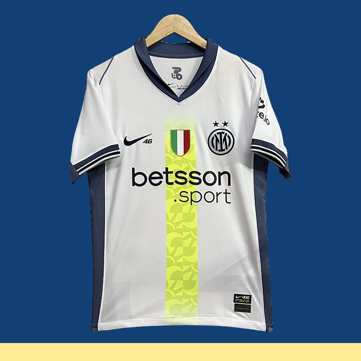 Jersey Inter de Milán 2024-25 Edición Especial VR46 blanco, foto 1 de 9