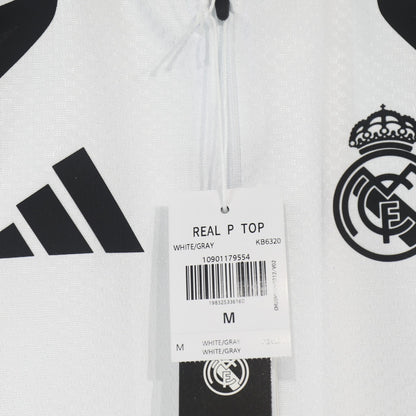 Top de Entrenamiento Medio Cierre Real Madrid adidas 2026 Blanco, foto 3 de 5