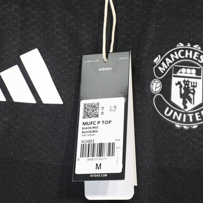 Top de Entrenamiento Medio Cierre Manchester United adidas 2026 Negro, foto 3 de 4