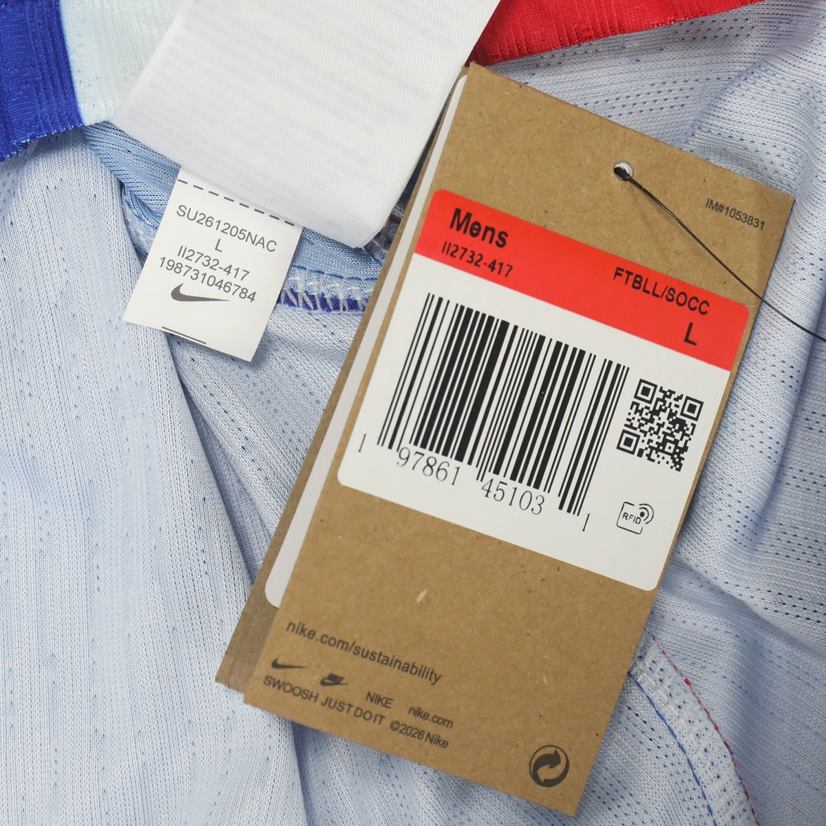 Jersey Paris Saint-Germain 2026-27 Local azul, foto 2 de 5