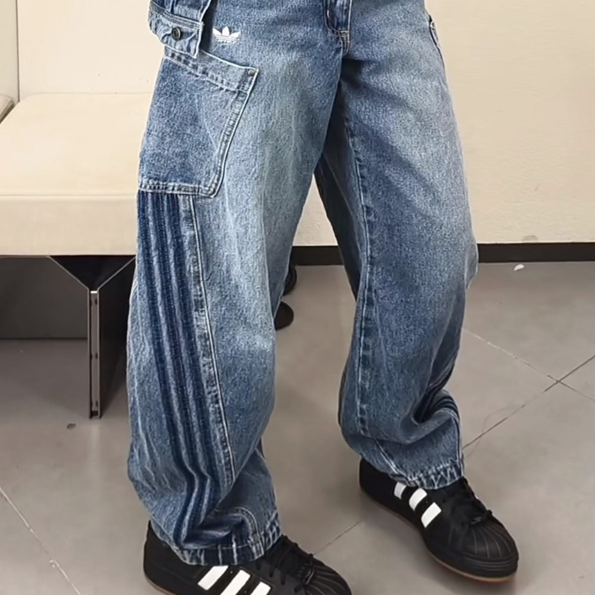Adidas Originals Pantalón Denim 2026