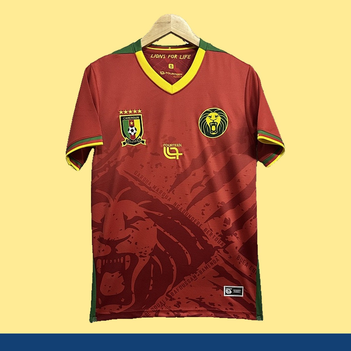 Jersey Camerún 2025 Visitante rojo, foto 1 de 8