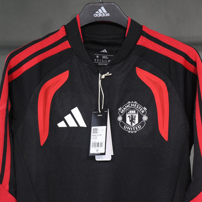 Top de Entrenamiento Medio Cierre Manchester United adidas 2026 Negro, foto 4 de 4