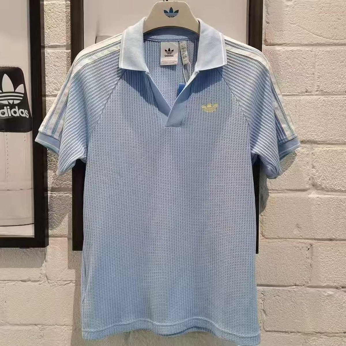 Polo adidas Waffle Tres Franjas, foto 2 de 5