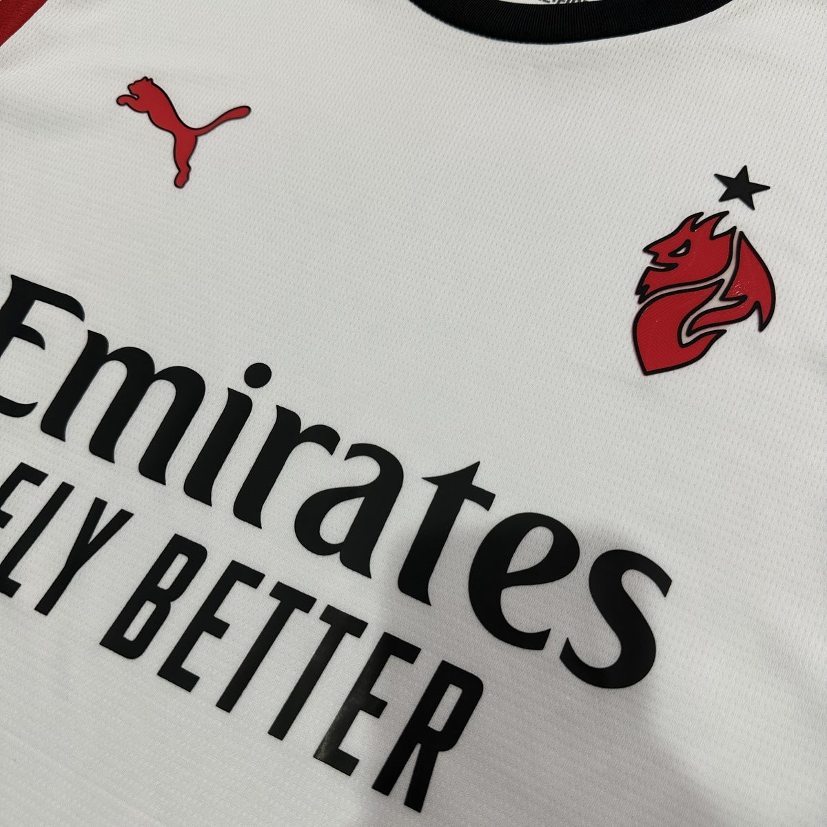 Jersey AC Milan 2025-26 Visitante blanco, foto 3 de 7