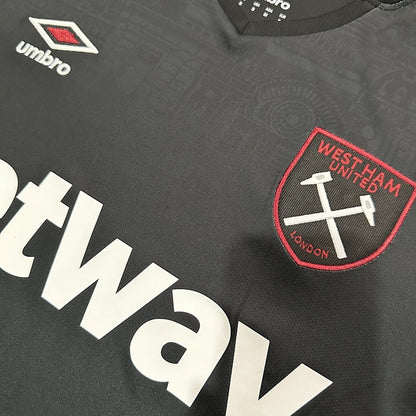Jersey West Ham United 2024-25 Visitante negro, foto 3 de 7