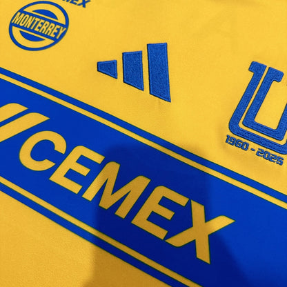 Jersey Tigres UANL 2025-26 Local amarillo, foto 3 de 7