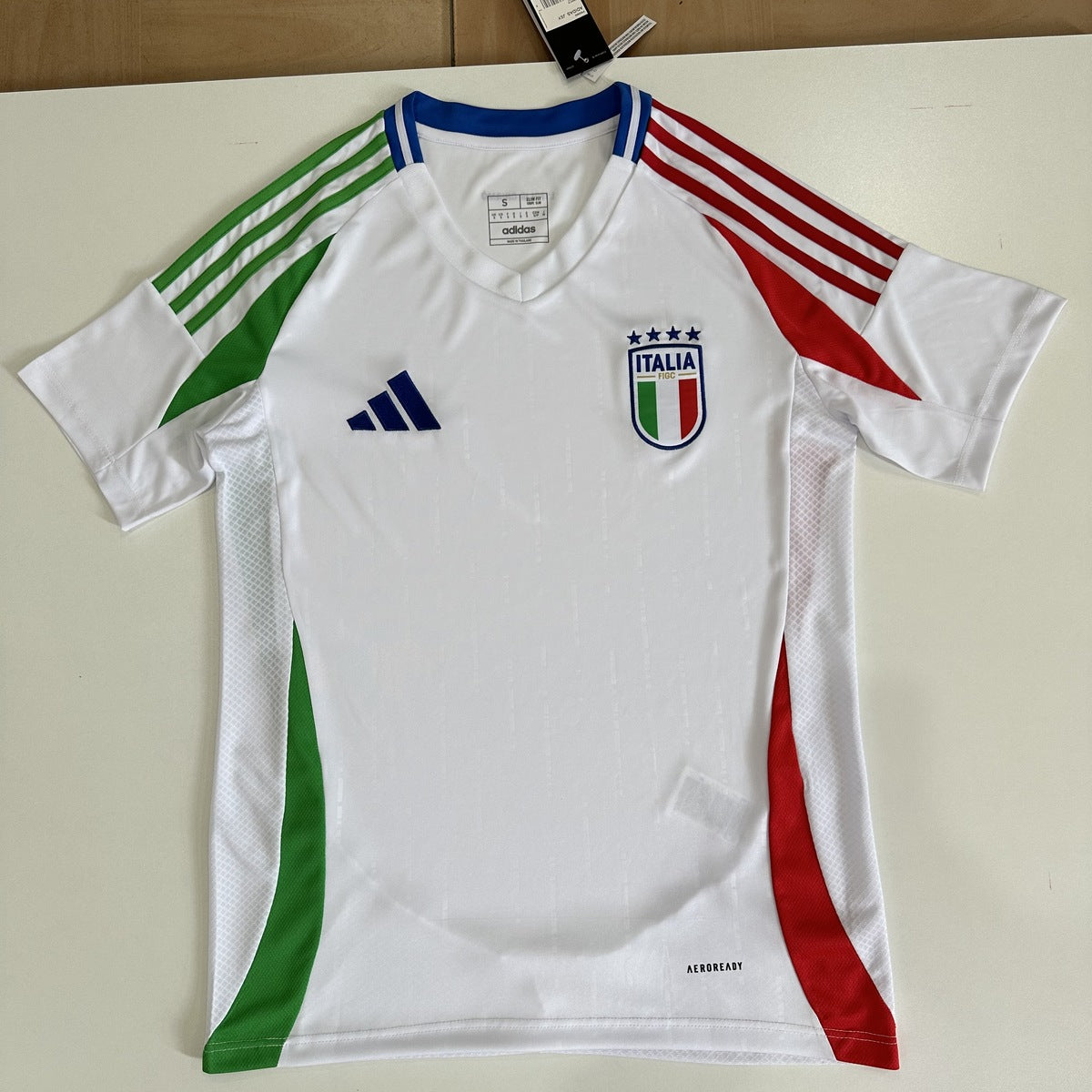 Jersey Italia 2024 Visitante blanco, foto 3 de 8