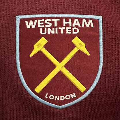 Jersey West Ham United 2025-26 Local rojo, foto 4 de 8