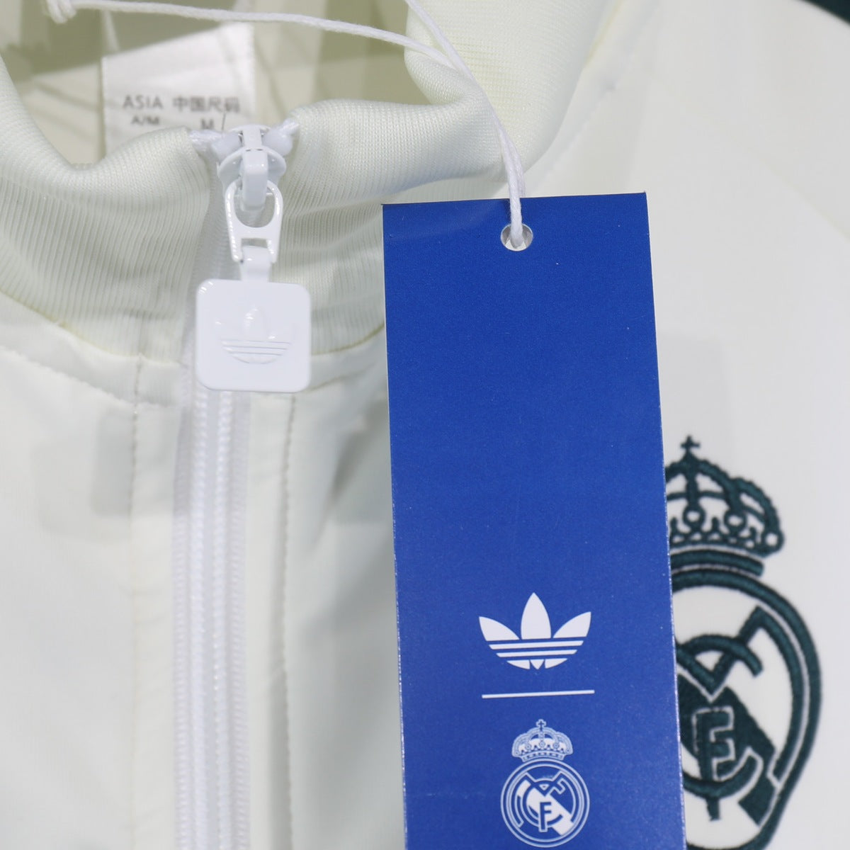 Chamarra Real Madrid adidas TRACK TOP Retro 2026 Blanca blanco, foto 3 de 7