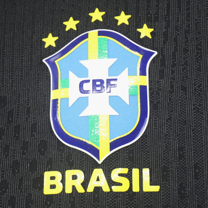 Top de Entrenamiento Medio Cierre Brasil Nike 2026 Negro, foto 5 de 6