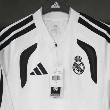 Top de Entrenamiento Medio Cierre Real Madrid adidas 2026 Blanco, foto 5 de 5