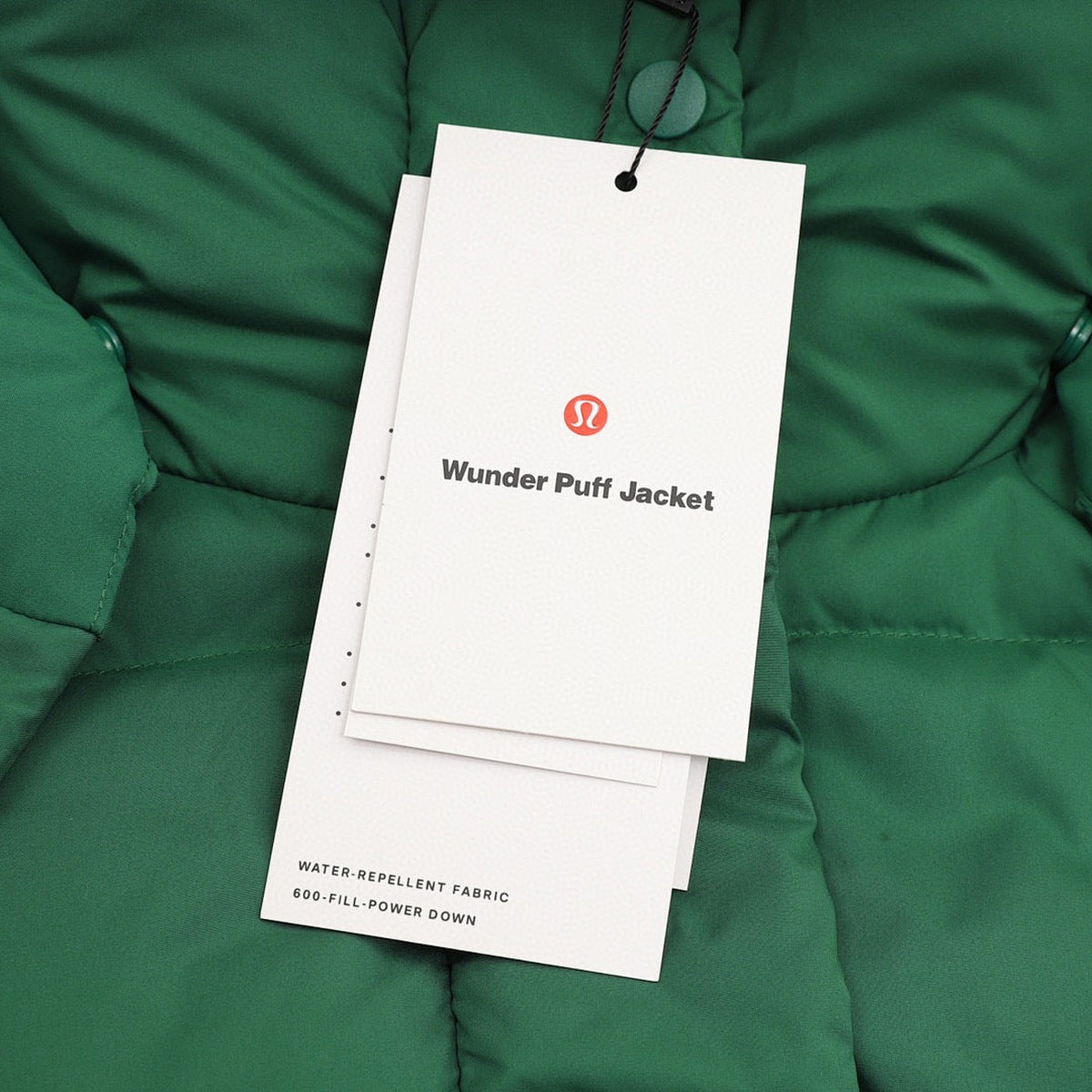 Chamarra de Plumas lululemon Wunder Puff 4 Paneles Verde, foto 3 de 9