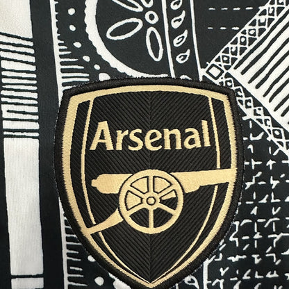 Playera de Entrenamiento Arsenal adidas Ian Wright 2023 Negra negro, foto 4 de 5