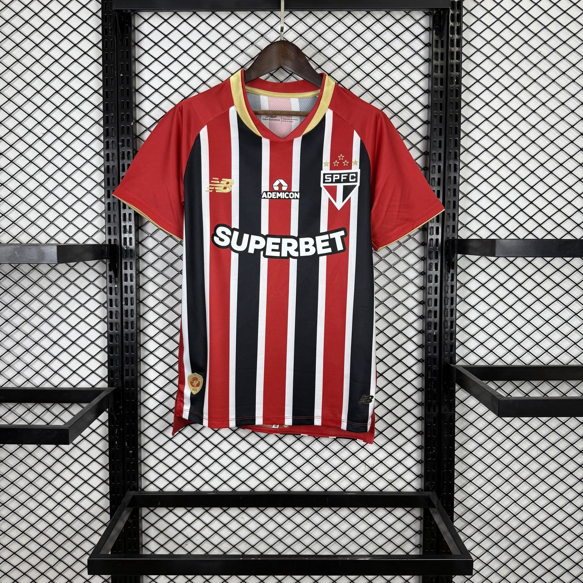 Jersey São Paulo 2025-26 Visitante rojo, foto 5 de 13