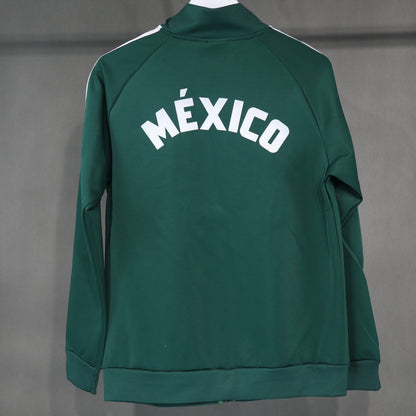 Chamarra México adidas TRACK TOP Retro 2026 Verde, foto 2 de 6
