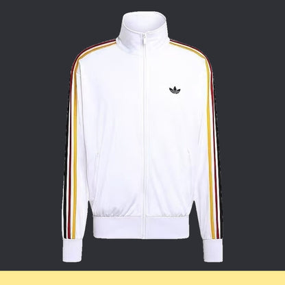 Chamarra adidas Franjas Multicolor blanco, foto 1 de 5