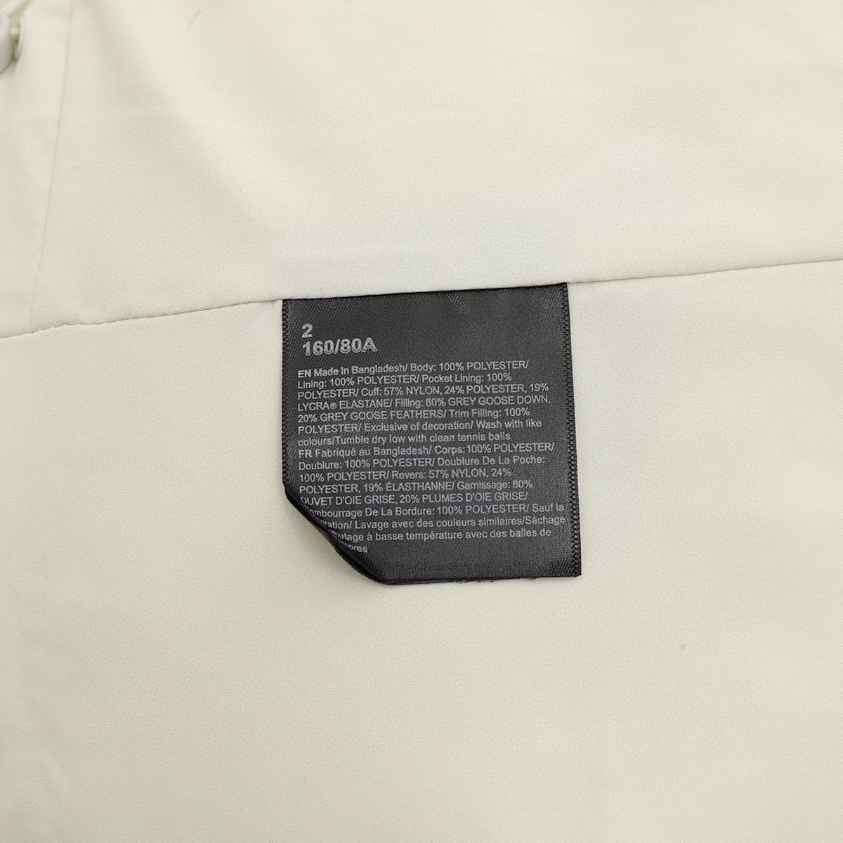 Chamarra de Plumas lululemon Wunder Puff 5 Paneles Blanca blanco, foto 2 de 9