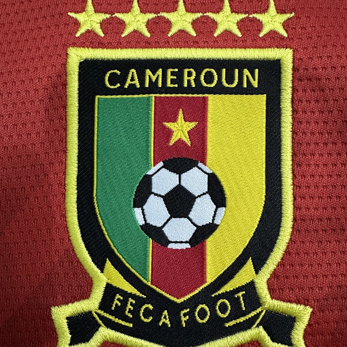 Jersey Camerún 2025 Visitante rojo, foto 5 de 8