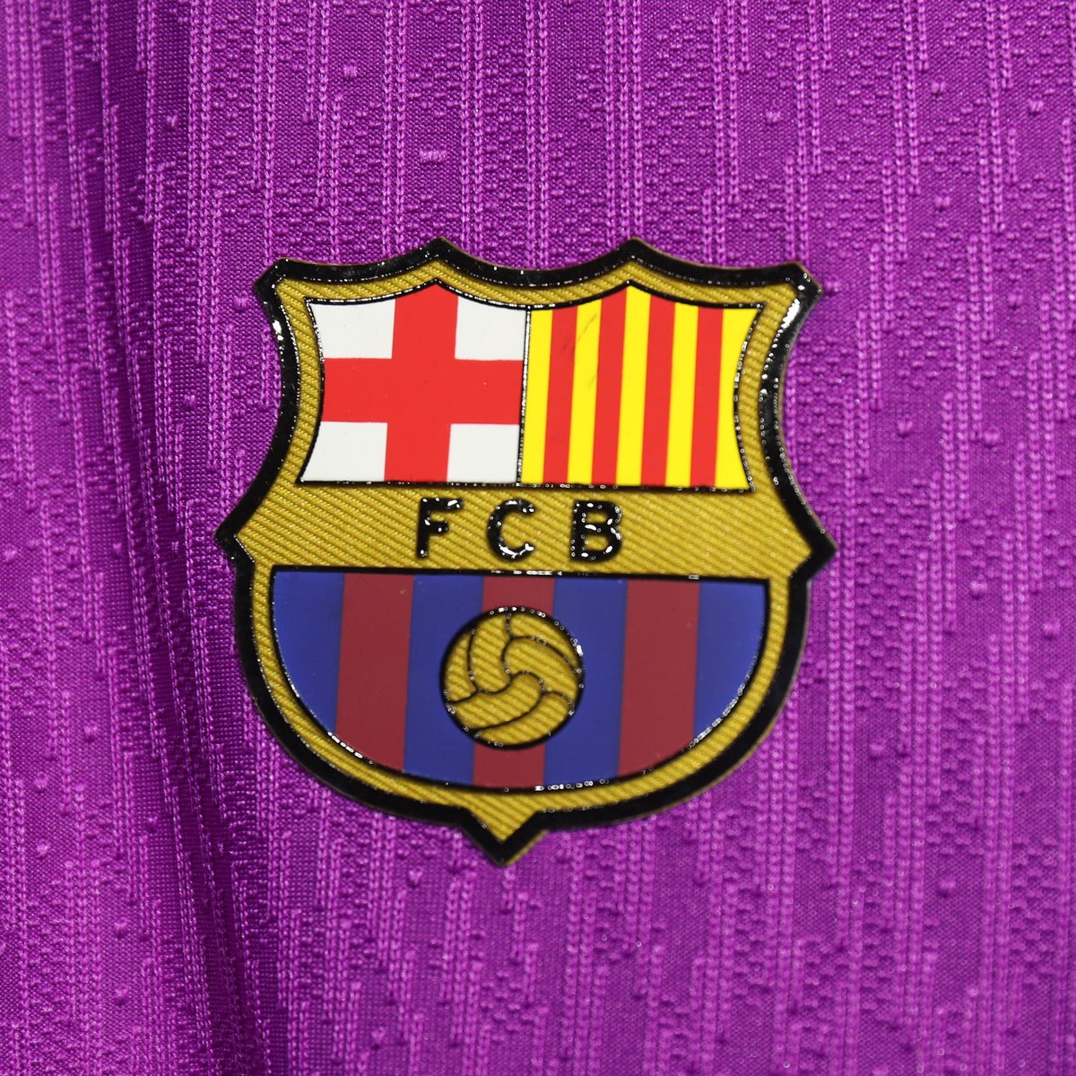 Playera de Entrenamiento FC Barcelona Nike 2025 Morada morado, foto 3 de 4