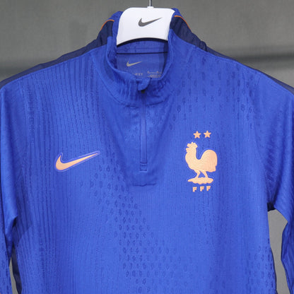 Top de Entrenamiento Medio Cierre Francia Nike 2026 Azul, foto 6 de 6