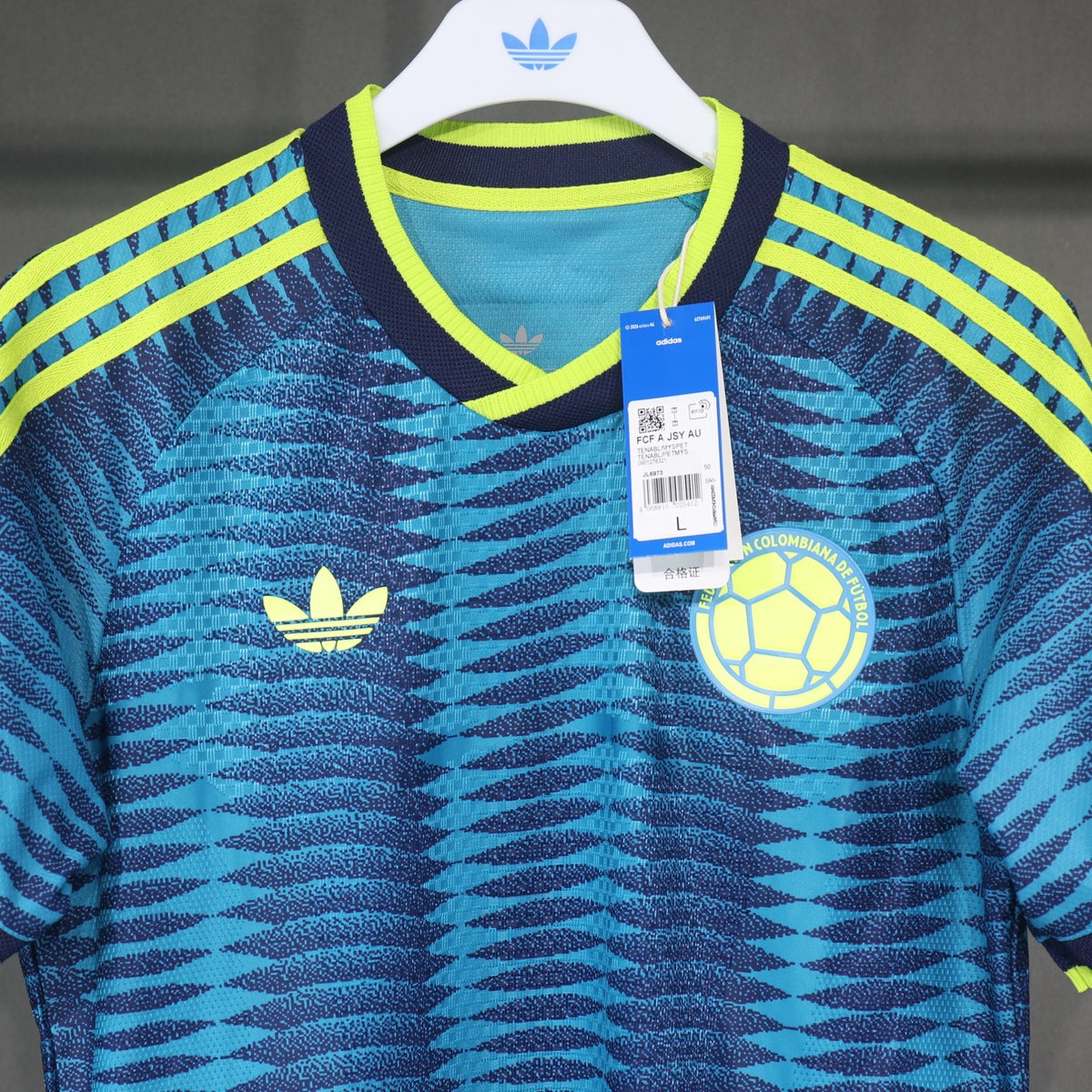 Jersey Colombia 2026 Visitante azul, foto 7 de 7