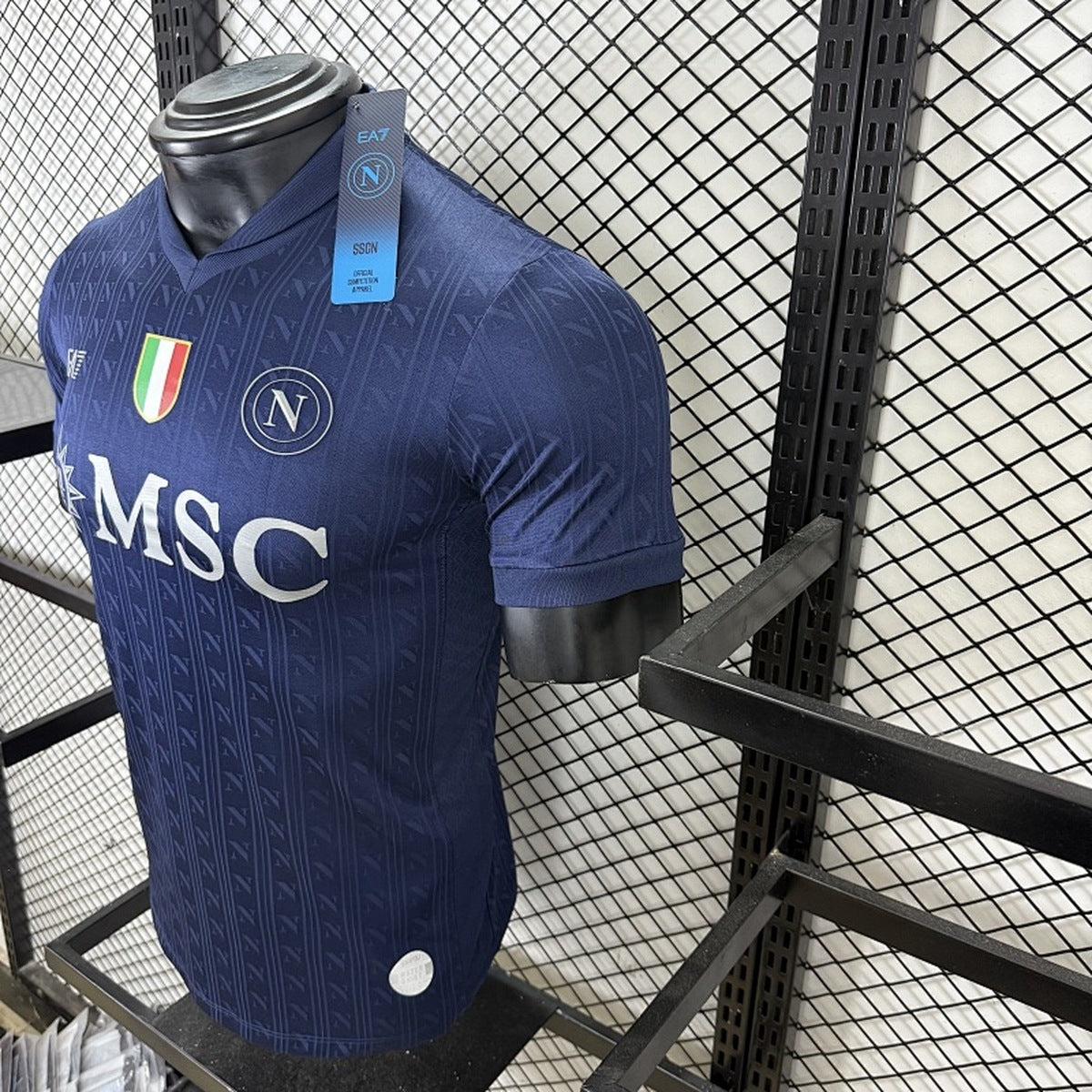 Jersey Napoli 2025-26 Tercero Champions azul marino, foto 7 de 9