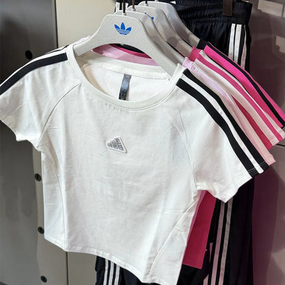 Playera adidas Crop Tres Franjas, foto 5 de 5