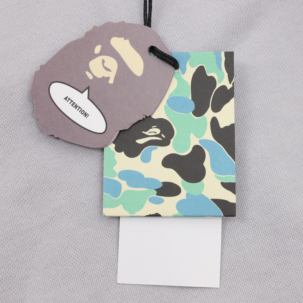 Short BAPE Ape Head One Point Deslavado Gris, foto 2 de 9